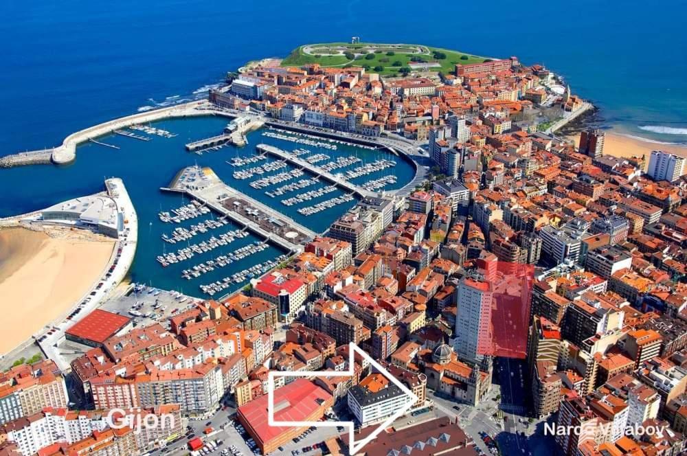 Puerto Deportivo Centro - Wifi Leilighet Gijón Eksteriør bilde